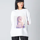 💋🍌あいなのアイコングッズ   ビッグシルエットロングスリーブTシャツ