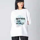 Been KamakuraのINSPIRE THE WORLD ビッグシルエットロングスリーブTシャツ