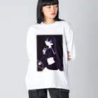 tinaの地雷女ちゃん Big Long Sleeve T-Shirt