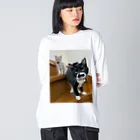 あずき工務店のモデル風あずちよ Big Long Sleeve T-Shirt