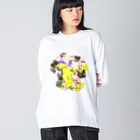 LeafCreateのThoseThatCrystallizeNo.19～結晶化するモノタチ～ Big Long Sleeve T-Shirt