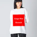 FCS Entertainmentの#Lingo_Men_Records Big Long Sleeve T-Shirt