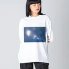 ビタミンDの宇宙が見えた ビッグシルエットロングスリーブTシャツ