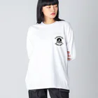 OTONORI RECORDSのOTONORI RECORDC ブランドロゴ ビッグシルエットロングスリーブTシャツ