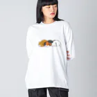 ふわにゃんshopのツチノコ☆キャッツ Big Long Sleeve T-Shirt