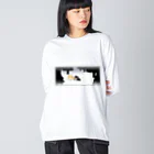 ももくらげ＊miroirLimiteの雪の中追いかけっこ Big Long Sleeve T-Shirt