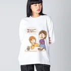 旨味教授といちごもちぷりんの勉強したくなるグッズ Big Long Sleeve T-Shirt