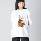 kocoon（コクーン）の強い意志のトナカイ Big Long Sleeve T-Shirt