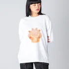 ノアオオカミのオオカミのウルフル Big Long Sleeve T-Shirt