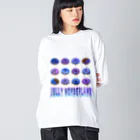 【公式】JELLY WONDERLAND【ショップ】のジェリードーナツ Big Long Sleeve T-Shirt