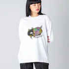 まめのき。の黒豚部位。 Big Long Sleeve T-Shirt