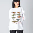 segasworksの白亜紀の牛たち（ランベオサウルス亜科） Big Long Sleeve T-Shirt