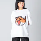 パンダマンのガオガオ助六 Big Long Sleeve T-Shirt