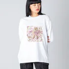 たちばな もものpeachgirl ビッグシルエットロングスリーブTシャツ