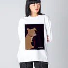 lucyのAmerican Pit Bull Terrier ビッグシルエットロングスリーブTシャツ