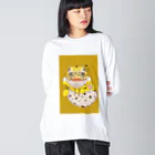 🦎Aya🦎の虎×レオパ ビッグシルエットロングスリーブTシャツ