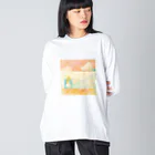 いちのせかぶとgoodsのきいろいはる Big Long Sleeve T-Shirt