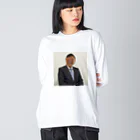 福井風俗体験記の門戸志郎 肖像 Big Long Sleeve T-Shirt