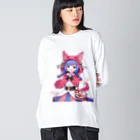 しずくのしずくちゃん 赤ずきんver. ビッグシルエットロングスリーブTシャツ