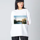 どんぐりの写ルンですinオランダ ビッグシルエットロングスリーブTシャツ