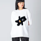 凸凹ショップのひまのかたまり ひま太郎 「いえーい！」 Big Long Sleeve T-Shirt