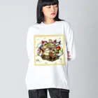 雪宮 ひななの揚げ物シリーズ Big Long Sleeve T-Shirt