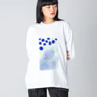 bluedropのbluewater ビッグシルエットロングスリーブTシャツ