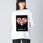 コノデザインのValentine's Day Fan Art ビッグシルエットロングスリーブTシャツ