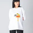 まめのき。のベニテングタケとヒョウモントカゲモドキ Big Long Sleeve T-Shirt