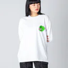 feeling！のまるかわカメレオン Big Long Sleeve T-Shirt