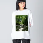 TAKUYA DESIGN WORKSのPurification of the mind Big Long Sleeve T-Shirt