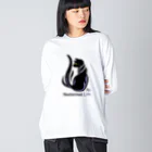 kocoon（コクーン）の夜型生活のネコ Big Long Sleeve T-Shirt