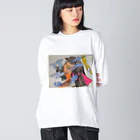 Gaku Okata Original Goodsのangry girl Big Long Sleeve T-Shirt