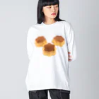 脂身通信Ｚのプリン３個 Big Long Sleeve T-Shirt