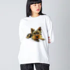 Rubbishのヨークシャーテリア Big Long Sleeve T-Shirt