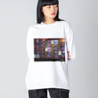 dosukoi_youngのLOVE HOTEL Big Long Sleeve T-Shirt