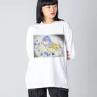 Salonのpeace in Ukraina ビッグシルエットロングスリーブTシャツ