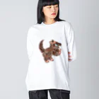 ノアオオカミのオオカミのウルフル Big Long Sleeve T-Shirt