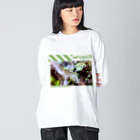 エゴイスト乙女のマダライモリ 루즈핏 롱 슬리브 티셔츠