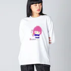 rurugirlのプロテイン女子 Big Long Sleeve T-Shirt