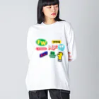 KAWAGOE GRAPHICSのサッカーワッペン Big Long Sleeve T-Shirt