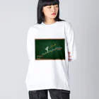 Teatime ティータイムのステップアップ ゴール成功者 Big Long Sleeve T-Shirt