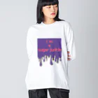 SHAKEY. SUZURI支店のSUGAR JUNKIE ビッグシルエットロングスリーブTシャツ