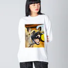 イヌソーキュートのはな Big Long Sleeve T-Shirt