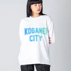 JIMOTOE Wear Local Japanの小金井市 KOGANEI CITY ビッグシルエットロングスリーブTシャツ