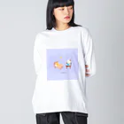 Nekojinekoの素敵な夢を見てね Big Long Sleeve T-Shirt