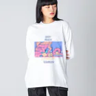 水沢石鹸のEZPZ Big Long Sleeve T-Shirt