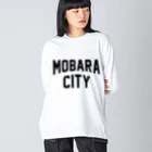 JIMOTOE Wear Local Japanの茂原市 MOBARA CITY Big Long Sleeve T-Shirt