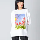 蛍石のI found the breath of spring in the park. Big Long Sleeve T-Shirt