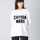 JIMOTOE Wear Local Japanの千代田区 CHIYODA WARD Big Long Sleeve T-Shirt